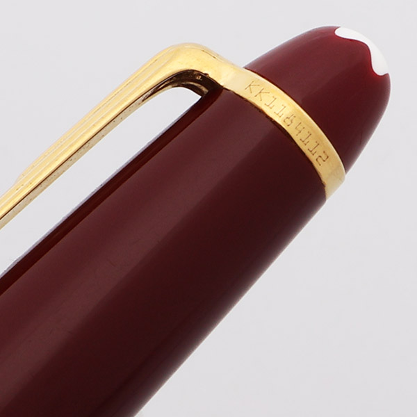 Montblanc Meisterstuck 144 Rollerball (Post-1989) - Burgundy, Gold